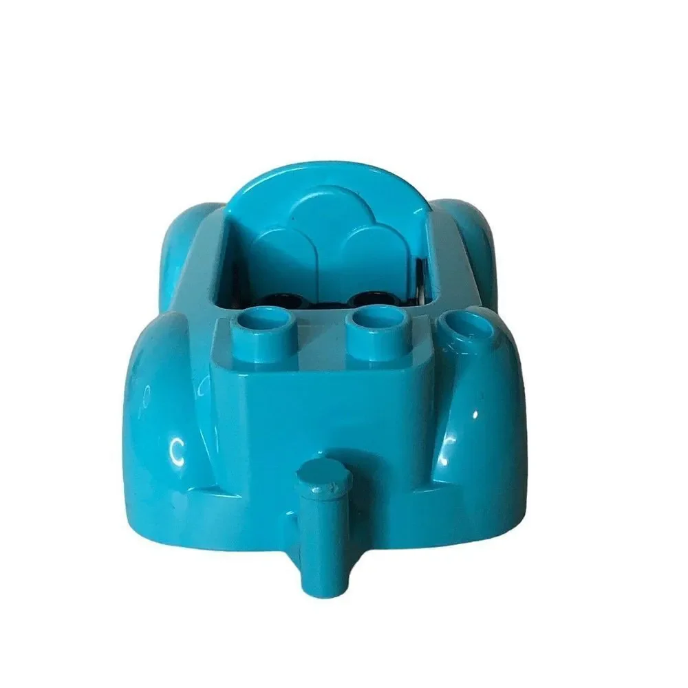 Vintage 1991 C Duplo AZURE BLUE CAR w/ HITCH Vehicle Convertible for Family Town